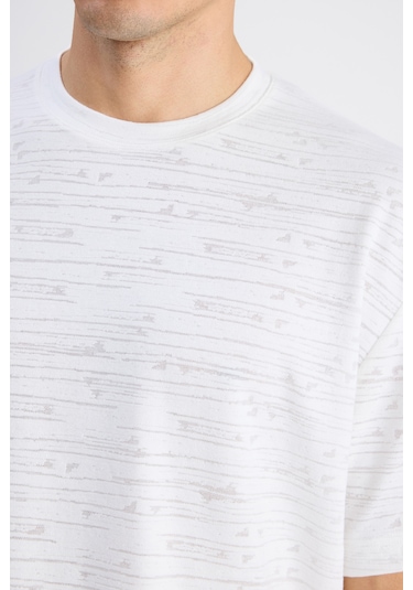 Twn Relaxed Fit Ekru Düz T-shirt 6ec144701626m Çok Renkli