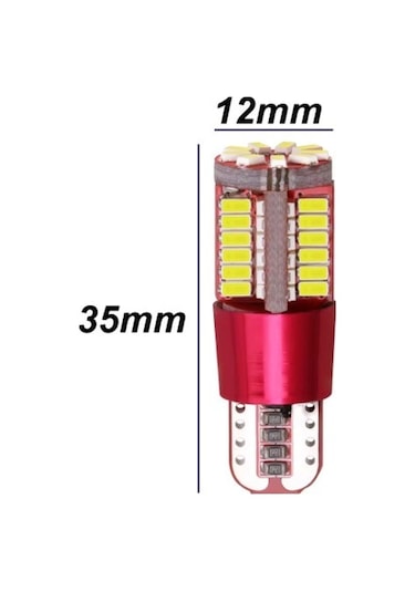 Buz Mavi T10 57 Led Araba Oto Işık Iç Lamba Park Plaka Led Ampul