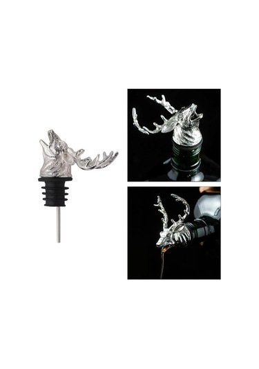 Trendooze Homyl Geyik Başı Şarap Dökücü, Bar Aletleri İçin Diğer