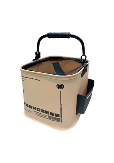 Açık Balıkçılık Kovası Katlanabilir Ve Taşınabilir Net Canlı Çok Renkli