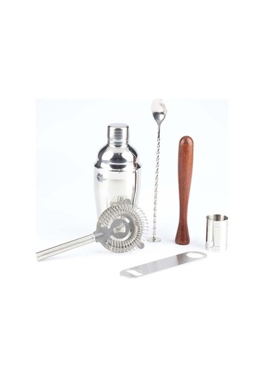 Pazly 7'li Set Paslanmaz Çelik Şarap Çalkalayıcı + Çanta + Aksesuarlar 550ml, Mutfak İçin İdeal Hediye