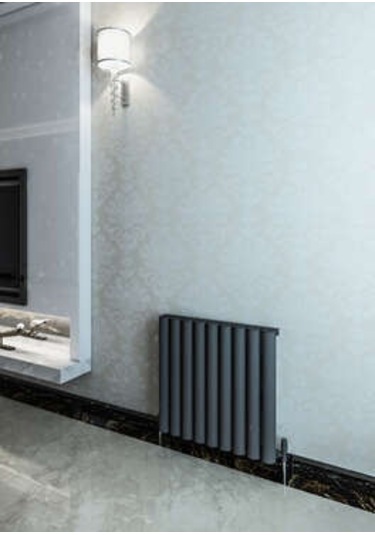 Warma Ula Yatay Alüminyum Radyatör 625x600 Pütürlü Antrasit 7946