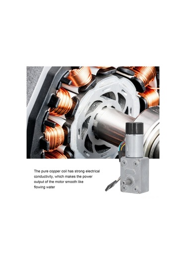 Aubyhe 24v Dc Metal Gerekli Motor, Otomatik Kilitleme, Kodlayıcı, 6mm Çıkış Eşiği, Endüstriyel Sürücü Cihazı