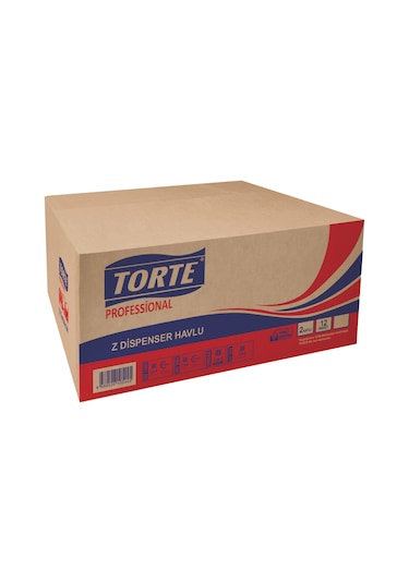 Torte Z Katlama Dispenser Havlu  21 x 21 CM 150'li 12 Paket