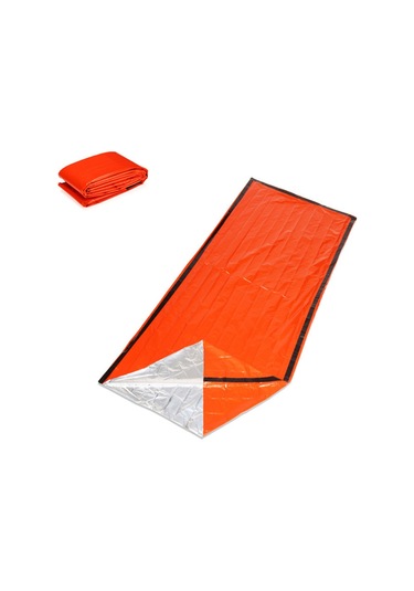 Yaleker Outdoor Kamp İçin Isı Saklayan Pe Alüminyum Folyo Uyku Çantası, Sessiz Ve Kirden Koruyucu, Çok Fonksiyonlu Acil Yardım Battaniyesi Çok Renkli