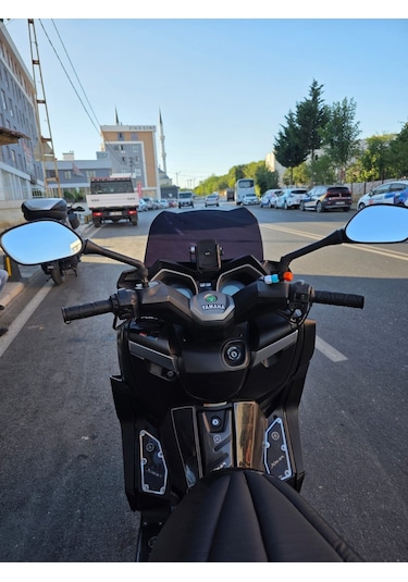 Motocam Yamaha Xmax Ön Cam 2014-2017 Model 36cm Siyah Renkli 4mm Sportif