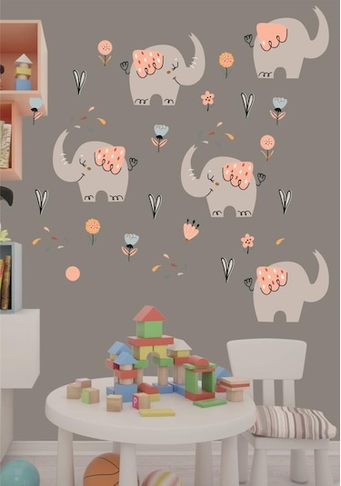 Sevimli Filler Çocuk Odası Duvar Sticker Dekorasyon