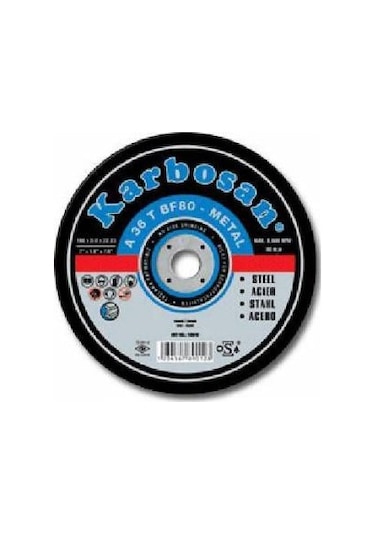 Karbosan 115 X 3 MM Metal Kesici Taş 10lu Paket