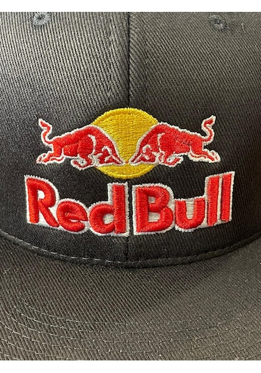 Hamze Redbull Siyah Kanvas Hiphop Snapback Rapper Basket Cap Şapka