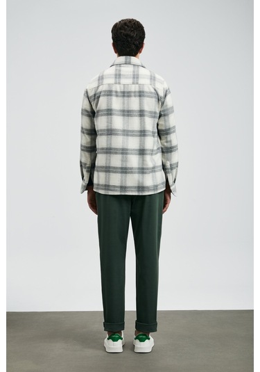 Lufian Valdo Erkek Basic Gömlek 112010669 Gri