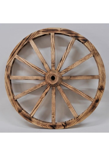 Otantik Ahşap At Arabası Tekeri 80 Cm. (501948931) Diğer