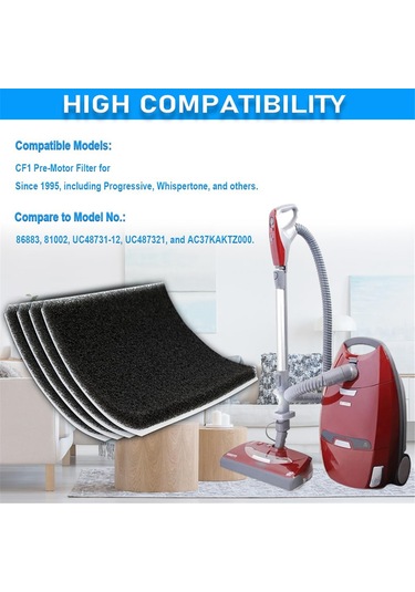 Synodicmonth Kenmore 81002, 20-81002, 86880, 86883, 20-86883, 2086883, 8175084 Hazneli Elektrikli Süpürgeler İçin Hepa Filtreleri