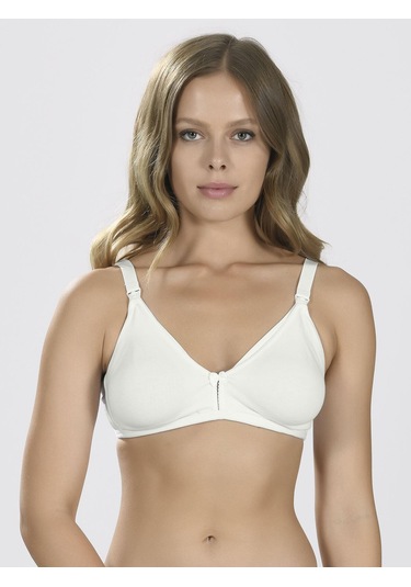 Ekru Dikişsiz Emzirme Sütyeni Ekru