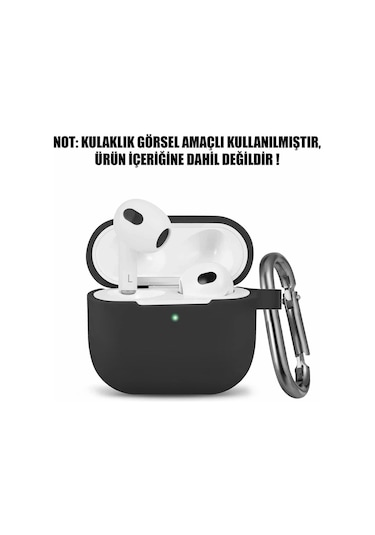 Microsonic Airpods 3 Uyumlu Askılı Mat Silikon Kılıf