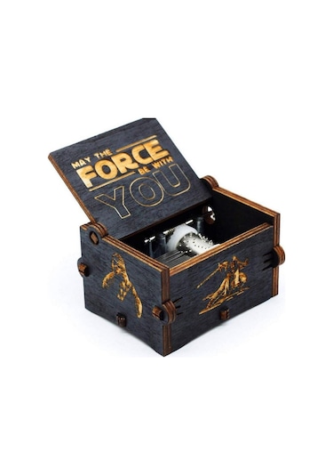 Star Wars Ahşap Çevirmeli Müzik Kutusu