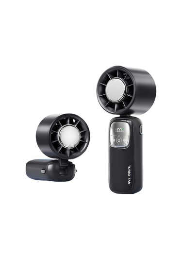 Lyon Elde Taşınardır Katlanır Soğutma Fanı Dışmekan Buz Fanı - Pembe