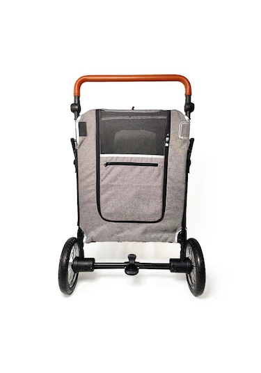 Zampa Stroll Kedi & Köpek Arabası Gri 69x81x110cm