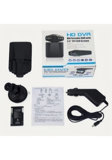 Lemestar Oto İçin 6 Işık Infrared Gece Görüşü 2.4" Ekranlı Hd Araç Gördürücü Dvr, Tek Lensli, Toplu Alım