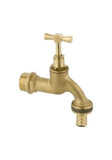 3/4 Sarı Bahçe Musluğu Saf Pirinç