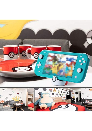 Neevoyu Nintendo Switch/switch Lite Şarj Dökümü - 45 Görsel İlişkili, Taşınabilir, Kaymazsız Silikon Korumalı Oyun Konsolu Standı