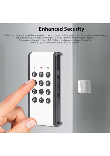 Ximistore9 Akıllı Dokunmatik Şifreli Kilit - Çekmeceler, Dolap Ve Dolaplar İçin 4 Aaa Pil Gerekli