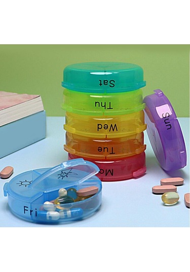 Suntek 7 Bireysel Hap Kutulu Hap Kutuları 21 Izgara Siyah Diğer