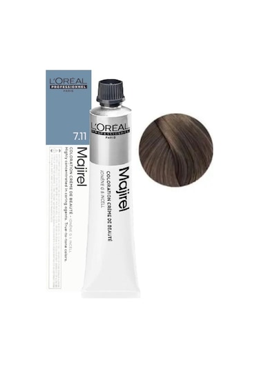 Loreal Professionnel Majirel 7,11 Kumral Yoğun Küllü 60 Ml Saç Boyası