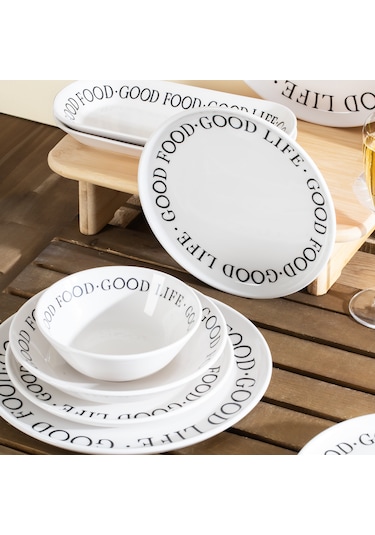 Perotti Good Stoneware Yemek Takımı 27 Parça 6 Kişilik Yemek Seti