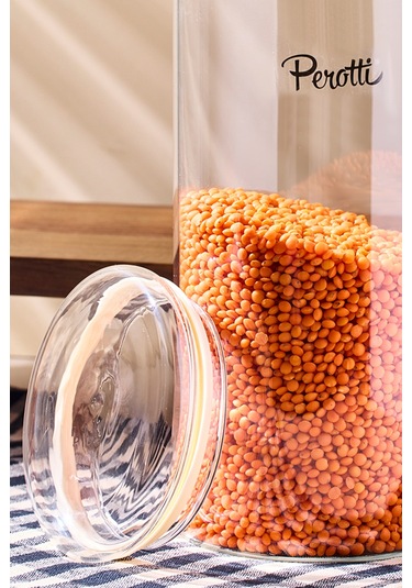 Fraser 1200 Ml Borosilikat Cam Kavanoz 10x20 Cm Seffaf Şeffaf