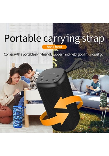 Reedark Taşınabilir Bluetooth Hoparlör: Güçlü Bass, Subwoofer, Dahili Mikrofon, Uygulama Desteği, Su Geçirmez Ipx7, Kompakt Tasarım