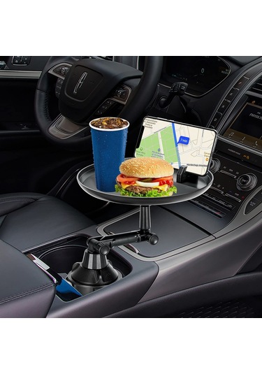 An-98 Araç İçi Katlanabilir Bardaklık Telefon Tutucu Ve Yemek Tep
