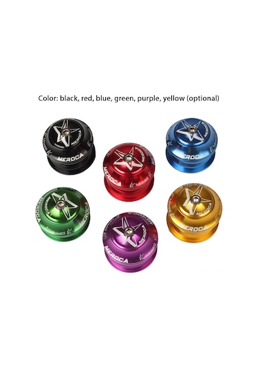 Hombey Mtb 44mm İç Gövde Direk Bileziği, Ultra Hafif Alüminyum, Kapalı İçin Kayışlı, Sessiz Döndürme, Sarı Turuncu