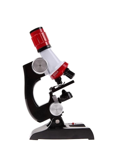 Triline Eğitici Çocuk Mikroskop Kiti Zoom Led Işıklı 100x 400x 10