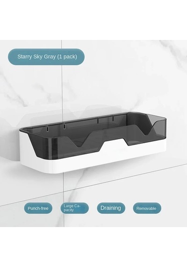 Yeni Banyo Raf Organizatör Duş Depolama Rafı Siyah Köşe Rafları Çok Renkli