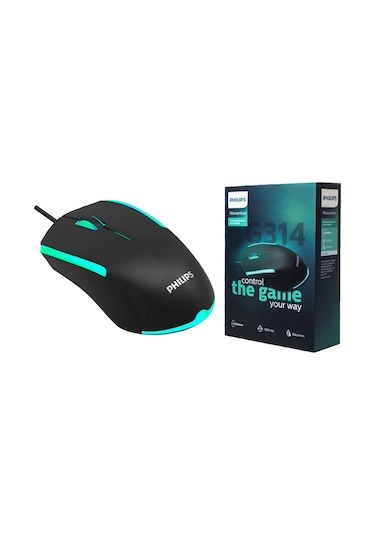 Philips G314 Kablolu Işıklı Optik Oyuncu Mouse