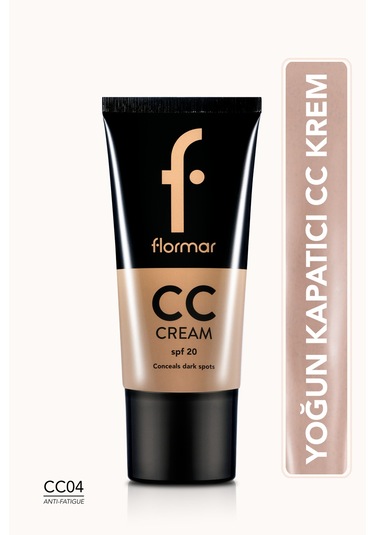 Flormar Anti-Fatigue Canlı Görünüm Veren CC Krem CC04 (Bej)