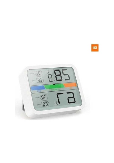 Novahub Çin Xiaomi Youpin Lcd Dijital Termometre 2 Higrometre Mıknatıslı İç Mekan Termo-higrometre, Oda İklim Kontrolü İçin Min/max Kayıtları