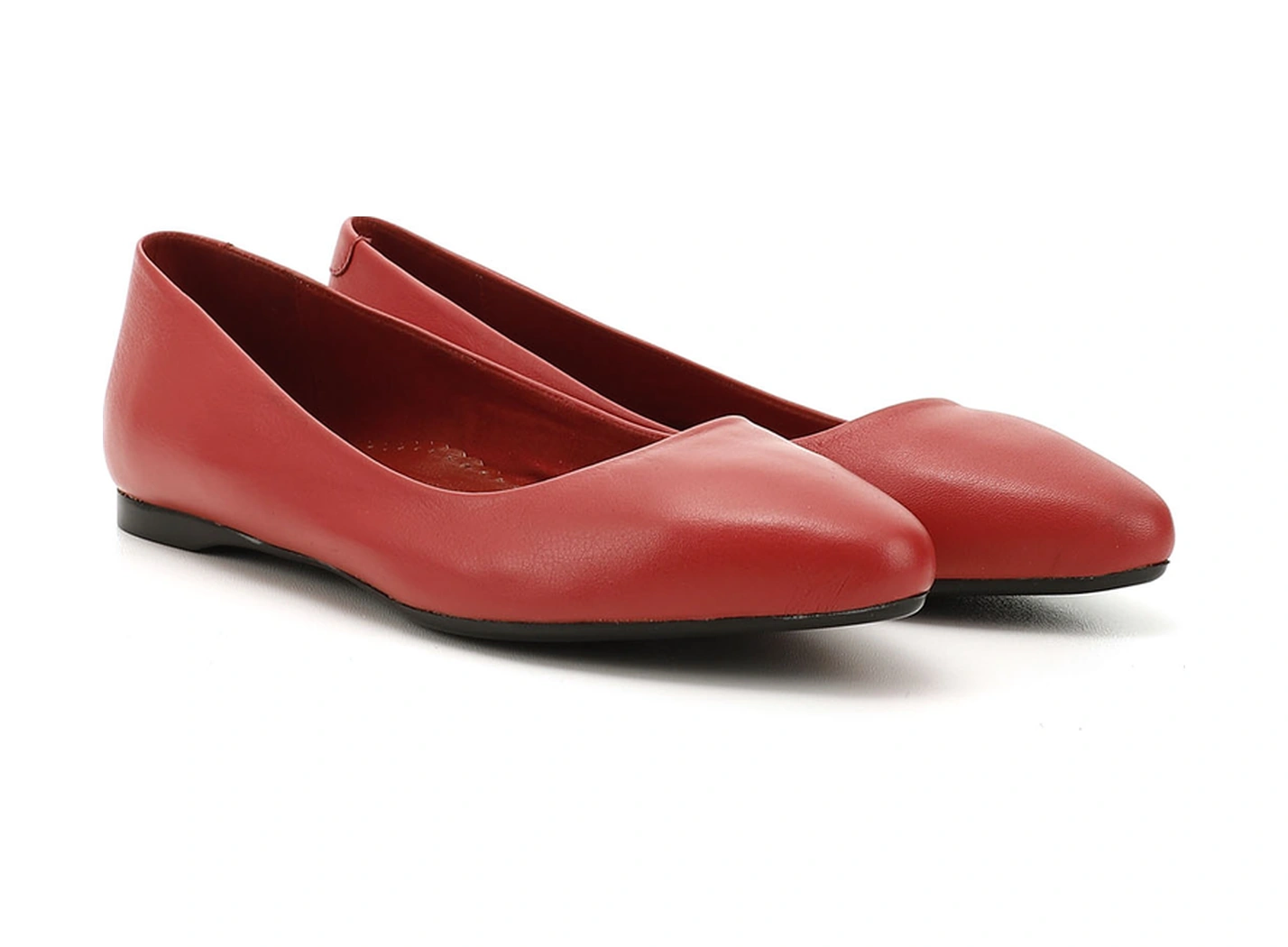 Gönderi R Kadın Kırmızı Antik Sivri Burun Düz Taban Hakiki Deri Babet Ddza61313389 Kırmızı Antik