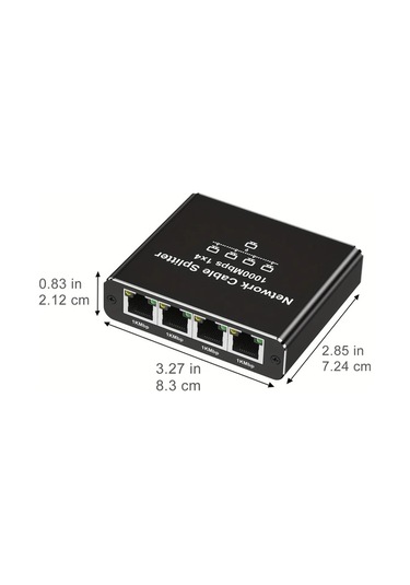 Boatshop1 Yüksek Hızlı Gigabit Ethernet Bölücü 1den 4e 1000mbps Usb Güçlü Ağ Kablosu Dağıtıcı Rj45 Lan Cat8 Cat7 Cat6 Tak Ve Oynat