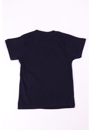 Erkek Çocuk Tshirt Dinozor Baskılı A28 Lacivert