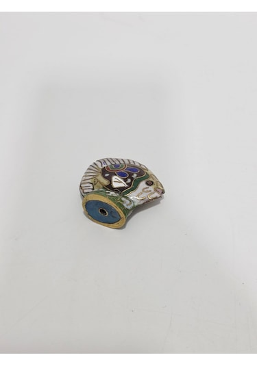 Antika Cloisonne Minyatür Balık 5,2x4,7cm 142