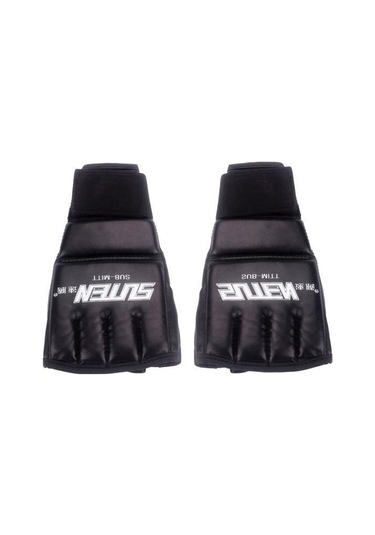 Projektör Mma Muay Thai Eğitimi Boks Torbası Eldiveni Boks Eldiveni Spor Salonu Siyah