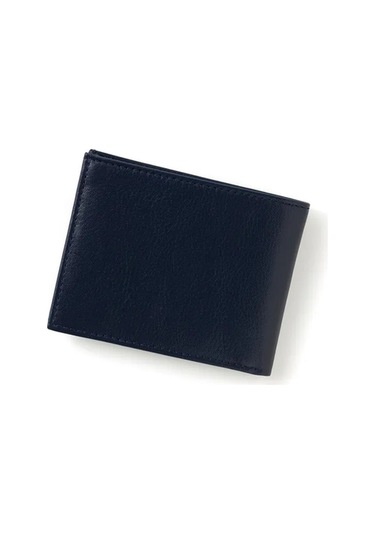 Dean Erkek Lacivert Deri Cep Tasarım Çok Bölmeli Rfid Korumalı Cüzdan Lacivert