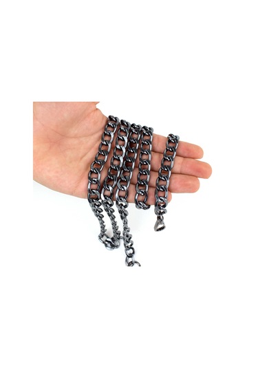 Füme Renk Çanta Zinciri Çapraz Çanta Omuz Zincir Askısı 125 Cm Füme