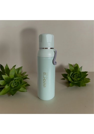 Prettify Yüksek Yalıtımlı Paslanmaz Çelik Bardaklı Sıcak/Soğuk Termos 700 ML