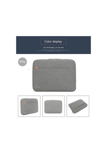 Prestigegoods Love Home Kanvas İçi Astarlı Notebook Çantası - Gri, Nötr, Orta, Dizüstü Bilgisayar, Tablet, İpad Uyumlu İçin Mavi