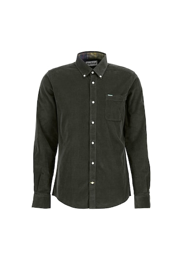 Barbour Ramsey Tailored Cord Gömlek Gn91 Forest Gn91 Forest