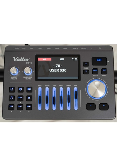 Valler Xd660b Elektro Davul + Kick Pedal Seti