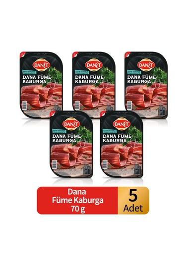 Dana Füme Kaburga I 70 G X 5 Adet