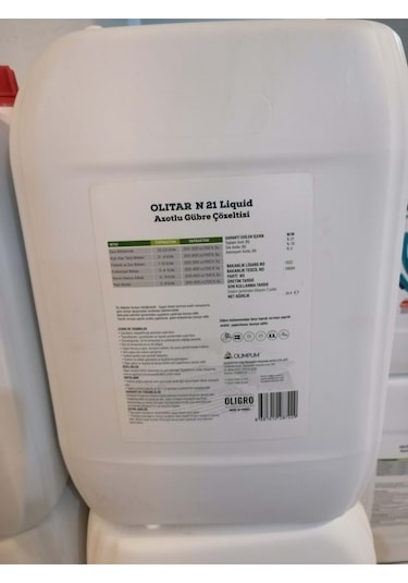N 21 Lıquıd - 20 Lt % 21 Sıvı Azot Gübresi 1 kg
